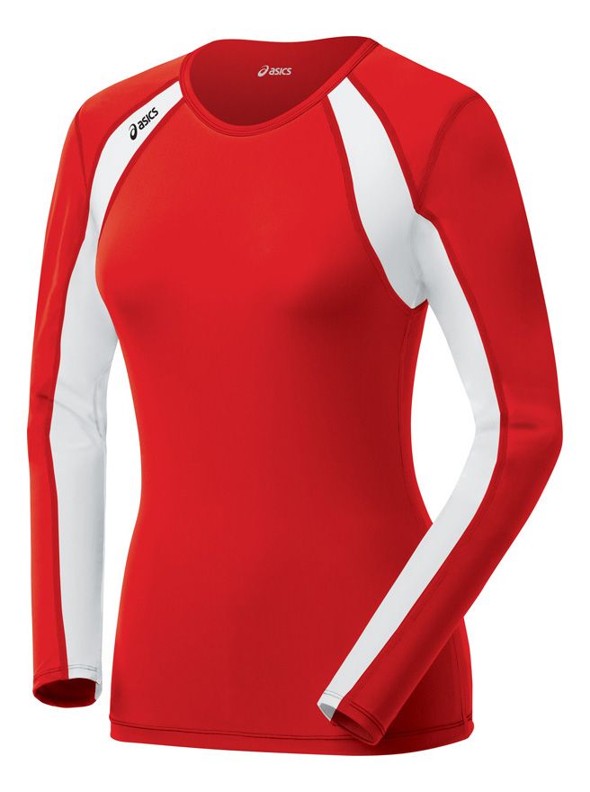 Womens ASICS Heater Long Sleeve No Zip Technical Tops