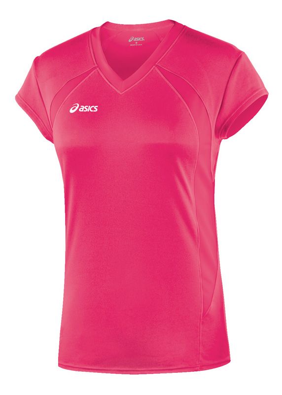 Womens ASICS Bero Jersey Short Sleeve Technical Tops