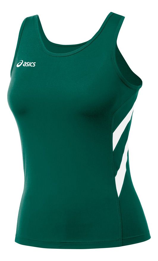 Womens ASICS Stride Shimmel Tanks Technical Tops