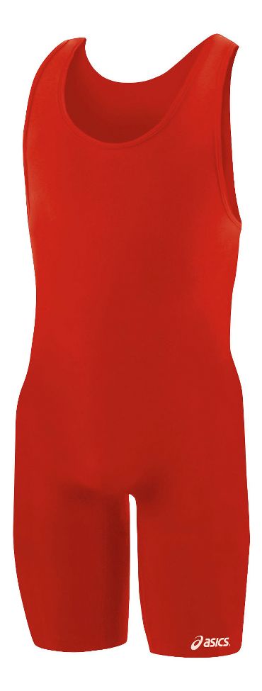 Mens ASICS Solid Modified Singlet Wrestling UniSuits