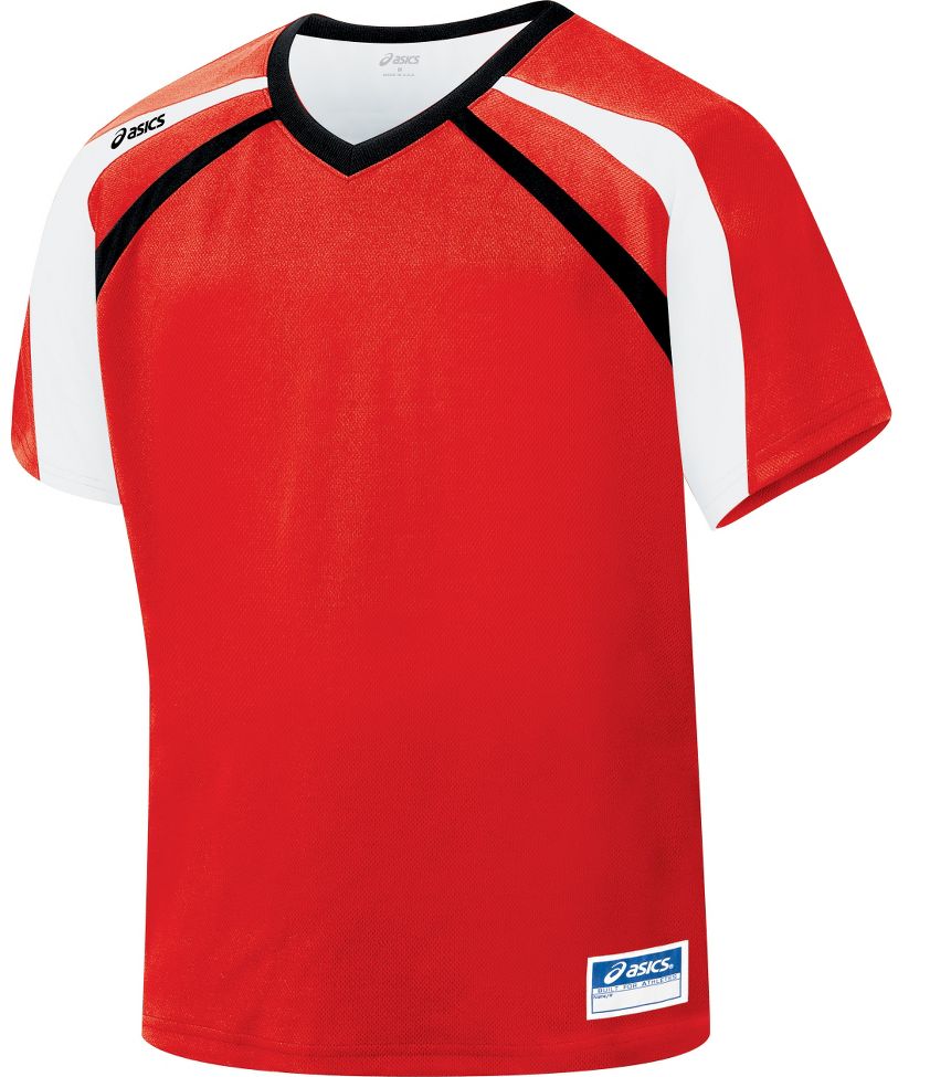 Mens ASICS Crosse Jersey Short Sleeve Technical Tops