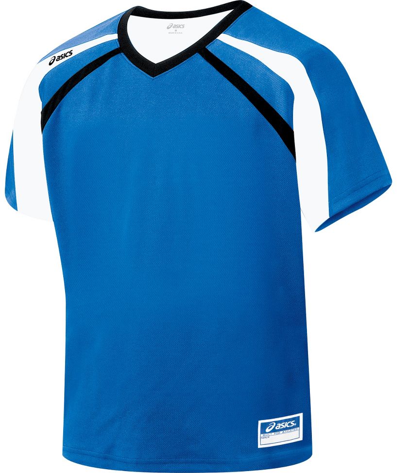 Mens ASICS Crosse Jersey Short Sleeve Technical Tops