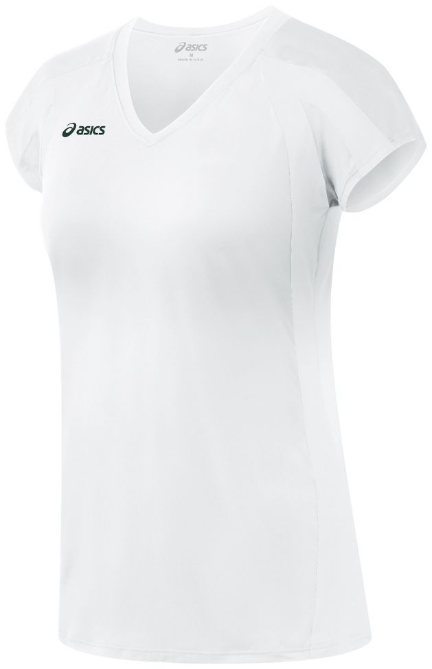 Womens ASICS Domain Jersey Short Sleeve Technical Tops