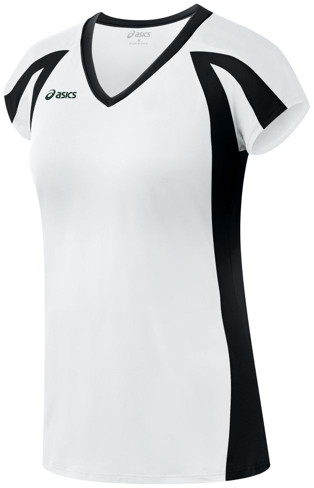 Womens ASICS Domain Jersey Short Sleeve Technical Tops