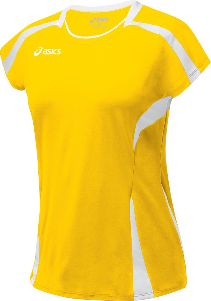 Womens ASICS Blocker Jersey Short Sleeve Technical Tops