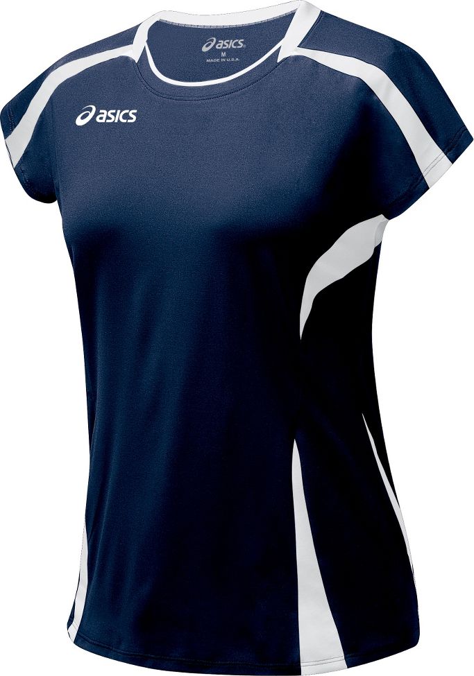 Womens ASICS Blocker Jersey Short Sleeve Technical Tops
