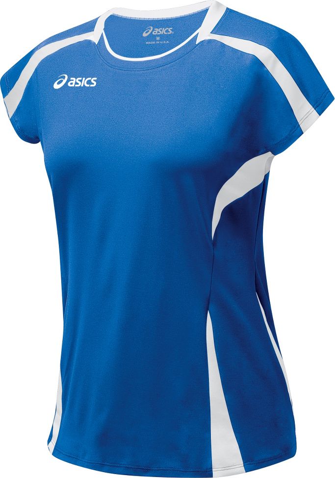 Womens ASICS Blocker Jersey Short Sleeve Technical Tops