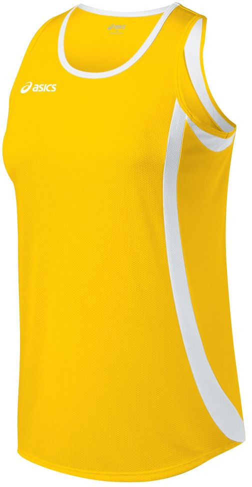 Womens ASICS Intensity Singlet Technical Tops