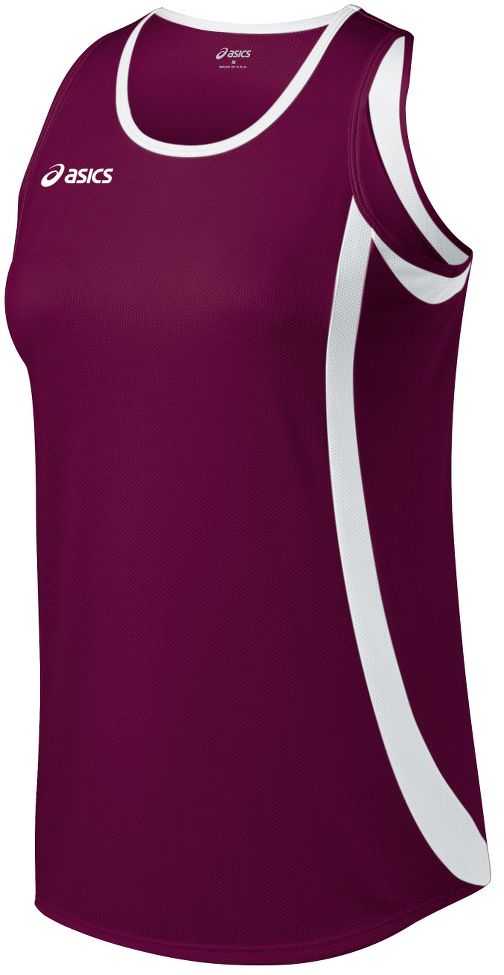 Womens ASICS Intensity Singlet Technical Tops