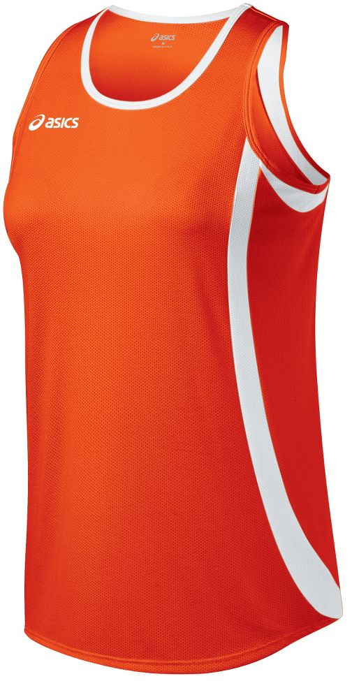 Womens ASICS Intensity Singlet Technical Tops