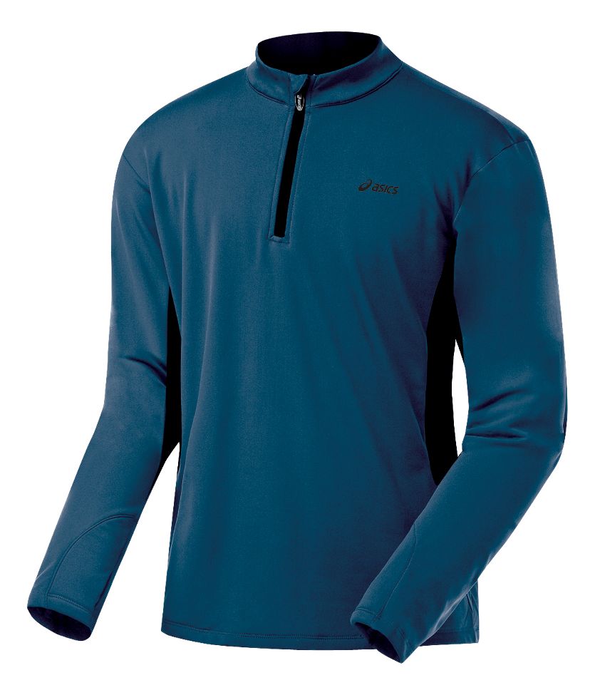Mens ASICS Thermopolis XP Half Zip Long Sleeve 1/2 Zip Technical Tops