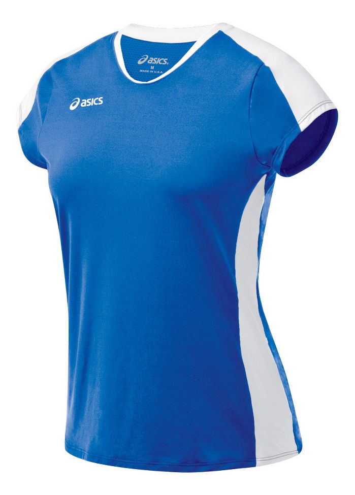 Womens ASICS Striker Cap Sleeve Short Sleeve Technical Tops