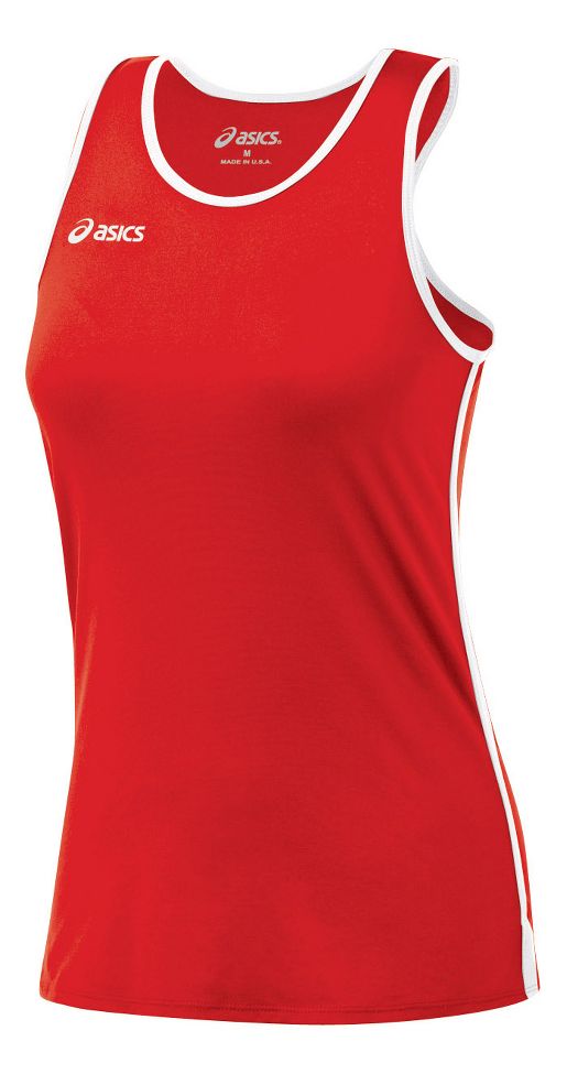 Womens ASICS Field Shimmel Tanks Technical Tops
