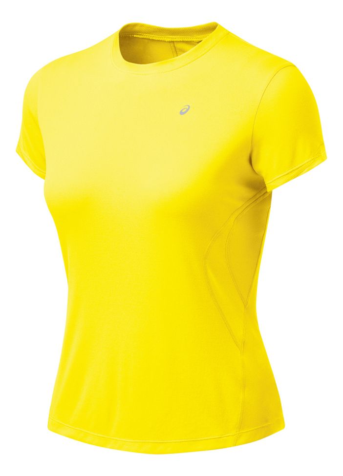 Womens ASICS Favorite Short Sleeve Short Sleeve Technical Tops