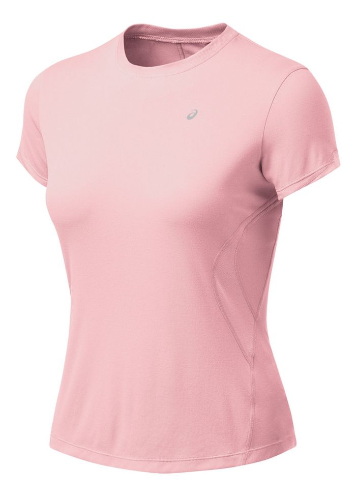 Womens ASICS Favorite Short Sleeve Short Sleeve Technical Tops