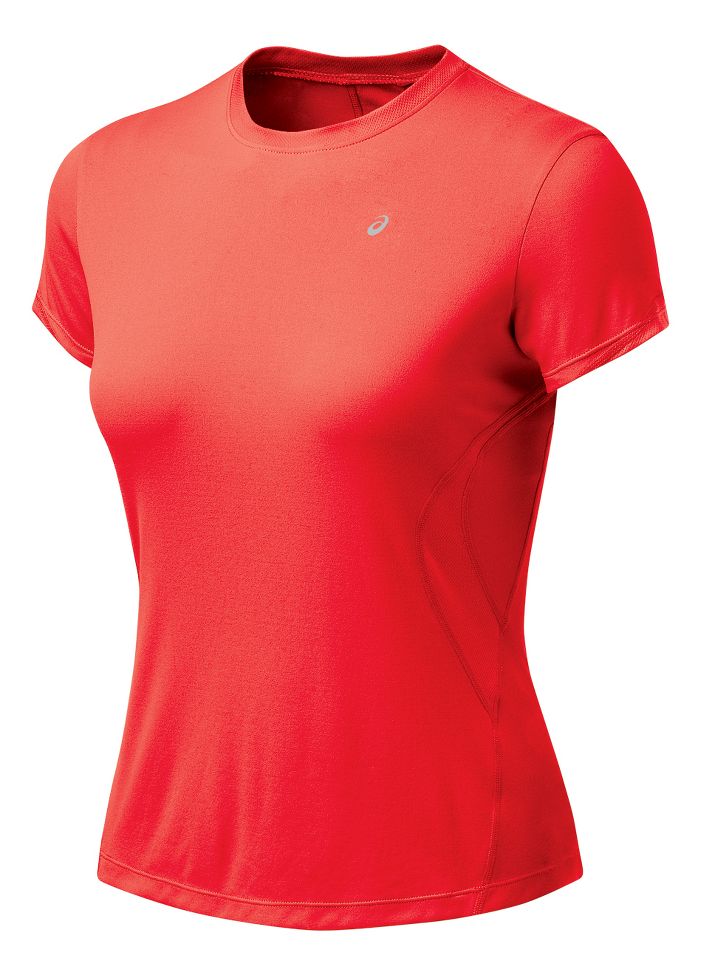 Womens ASICS Favorite Short Sleeve Short Sleeve Technical Tops