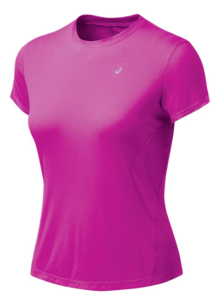 Womens ASICS Favorite Short Sleeve Short Sleeve Technical Tops