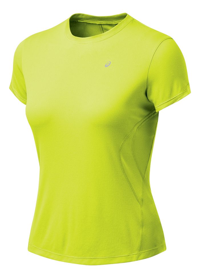 Womens ASICS Favorite Short Sleeve Short Sleeve Technical Tops