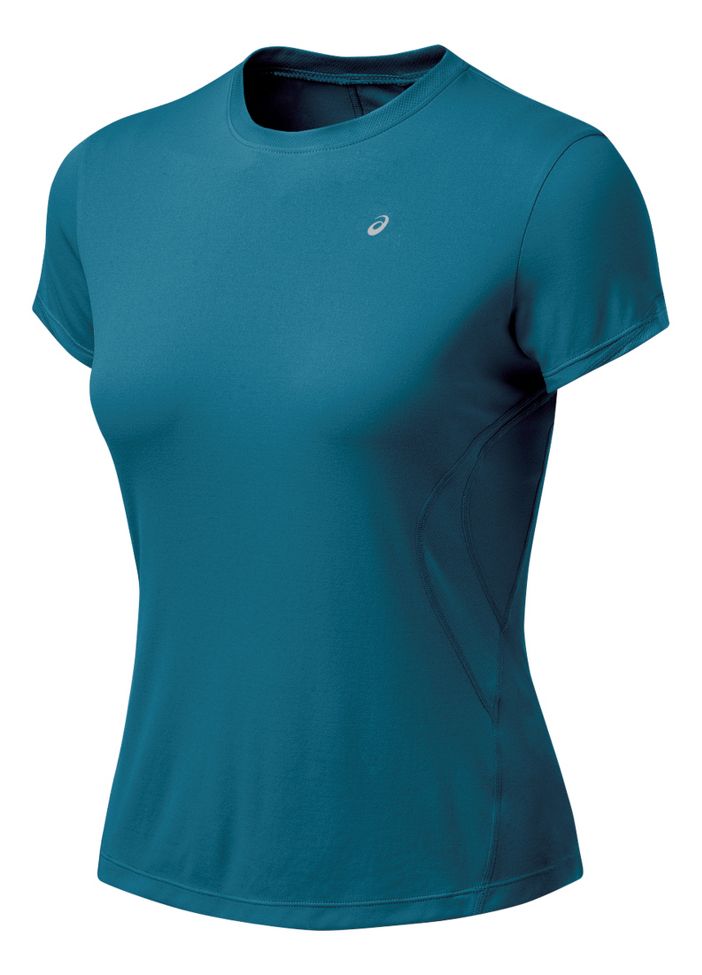 Womens ASICS Favorite Short Sleeve Short Sleeve Technical Tops