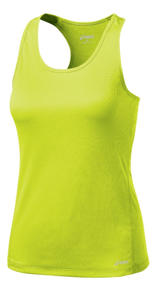 Womens ASICS Core Shimmel Tanks Technical Tops