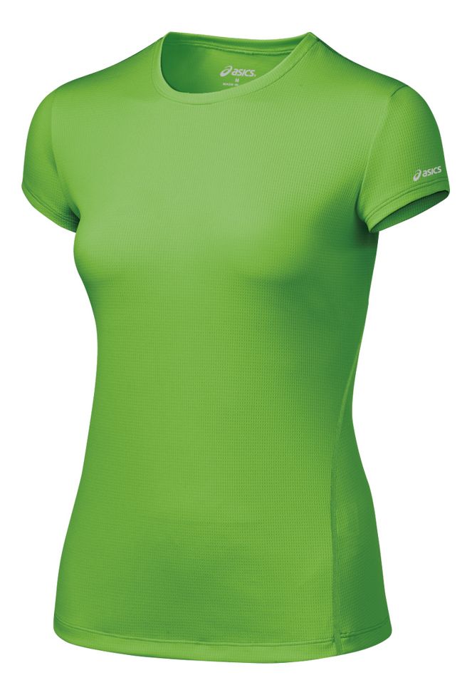 Womens ASICS Core Short Sleeve Short Sleeve Technical Tops