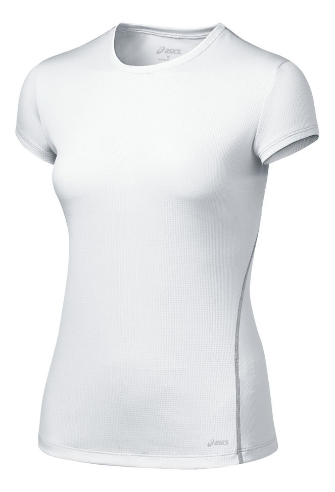 Womens ASICS Core Short Sleeve Short Sleeve Technical Tops