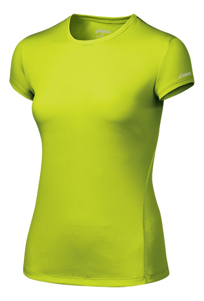 Womens ASICS Core Short Sleeve Short Sleeve Technical Tops