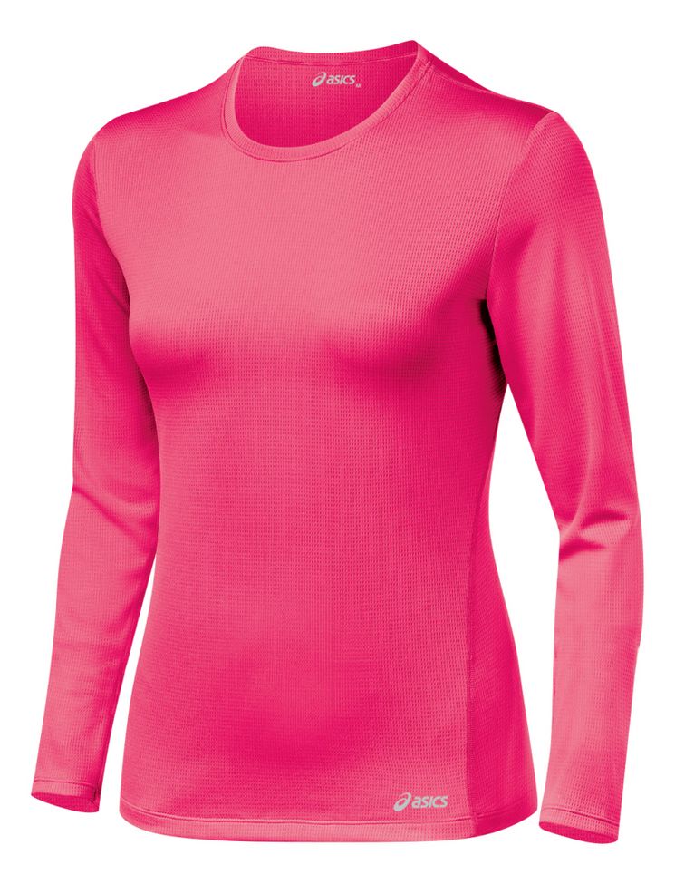 Womens ASICS Core Long Sleeve Long Sleeve No Zip Technical Tops