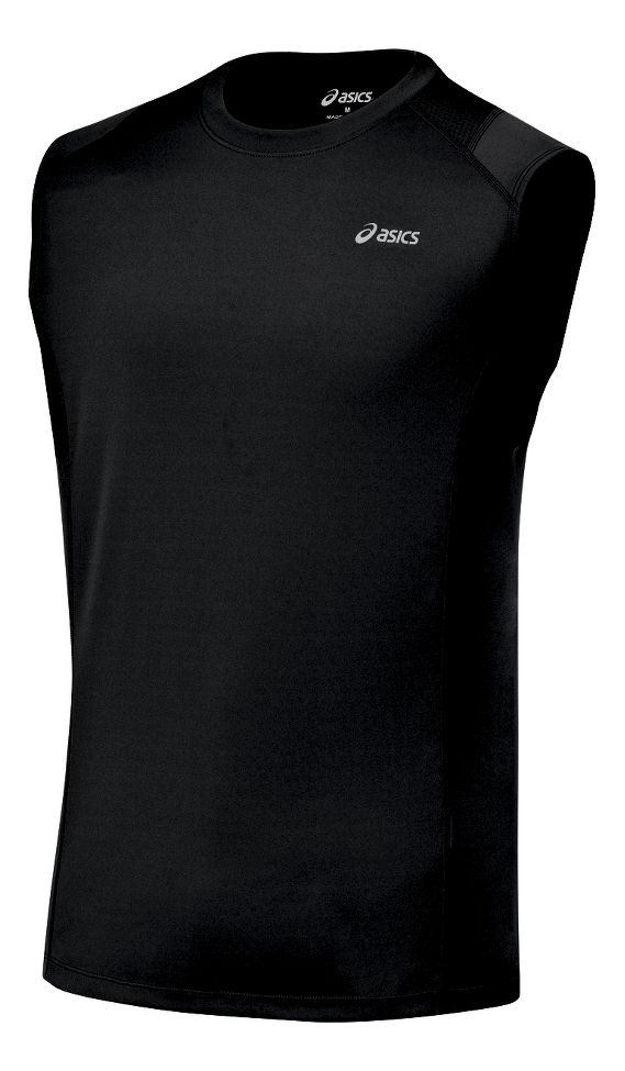 Mens ASICS Favorite Sleeveless Sleeveless Technical Tops