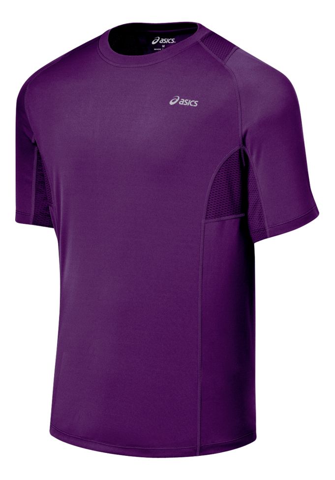 Mens ASICS Favorite Short Sleeve Short Sleeve Technical Tops