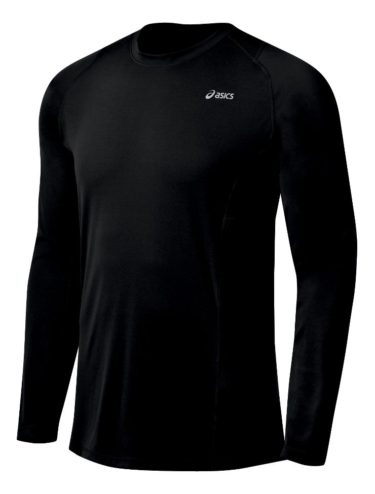Mens ASICS Favorite Long Sleeve Long Sleeve No Zip Technical Tops