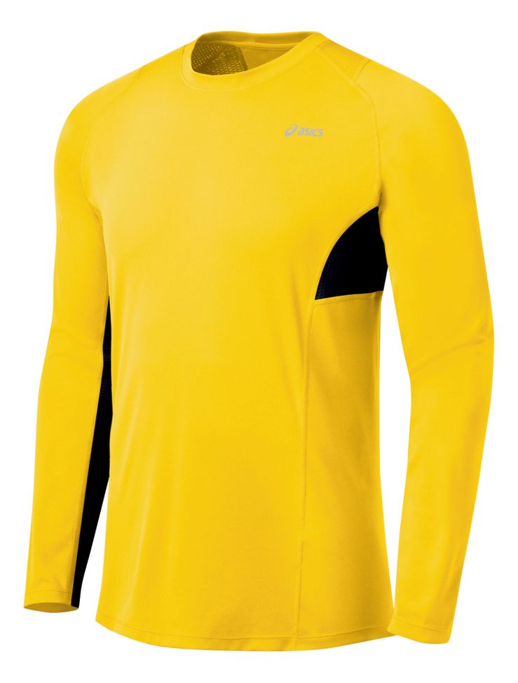 Mens ASICS Favorite Long Sleeve Long Sleeve No Zip Technical Tops