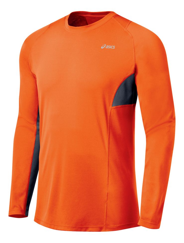 Mens ASICS Favorite Long Sleeve Long Sleeve No Zip Technical Tops