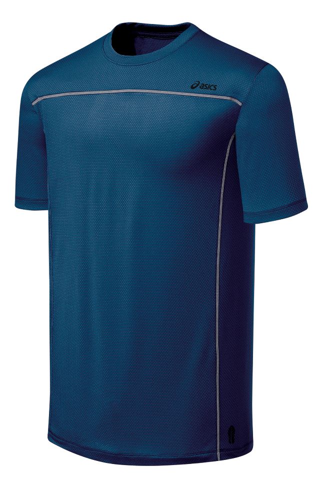 Mens ASICS ecoline Short Sleeve Technical Tops