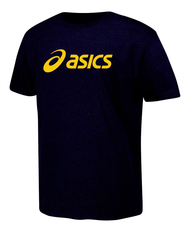 Mens ASICS Corp T Short Sleeve Non-Technical Tops