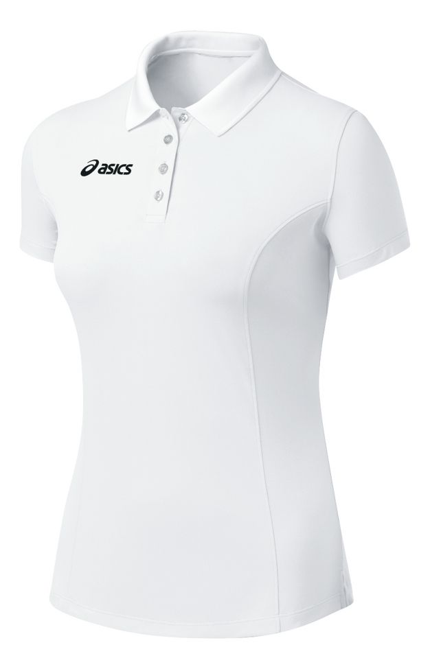 Womens ASICS Official Polo Short Sleeve Technical Tops