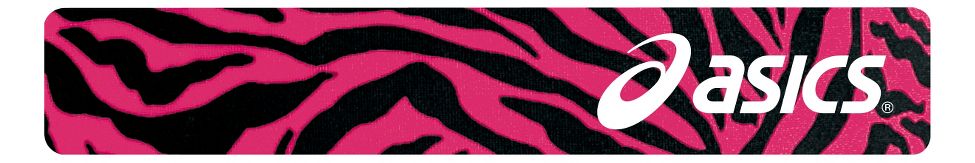 Womens ASICS Printed Headband Headwear
