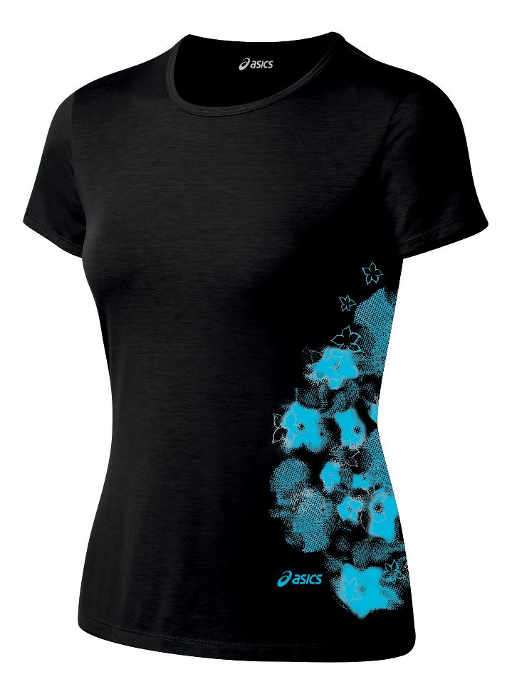 Womens ASICS Reflective Tee Short Sleeve Technical Tops