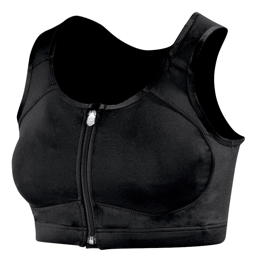 Womens ASICS Lock Zip Sports Bra