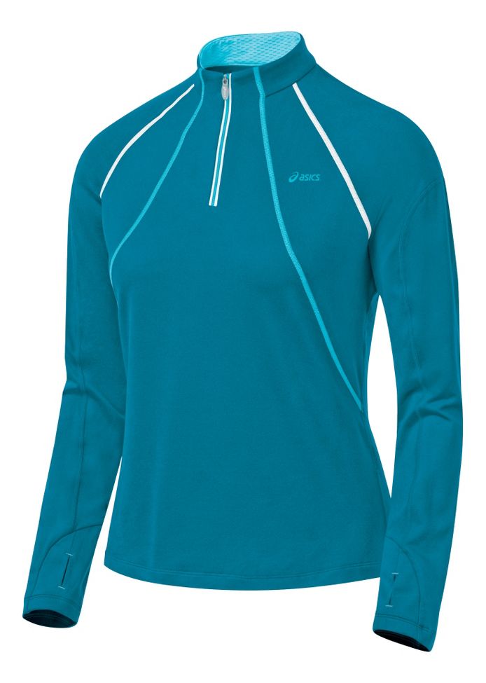Womens ASICS Thermopolis LT 1/2 Zip  Technical Tops