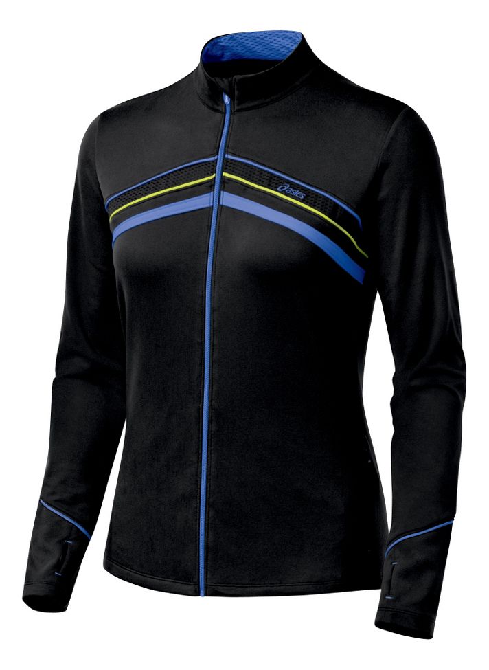 Womens ASICS Thermopolis LT Full Zip Long Sleeve Full Zip Technical Tops