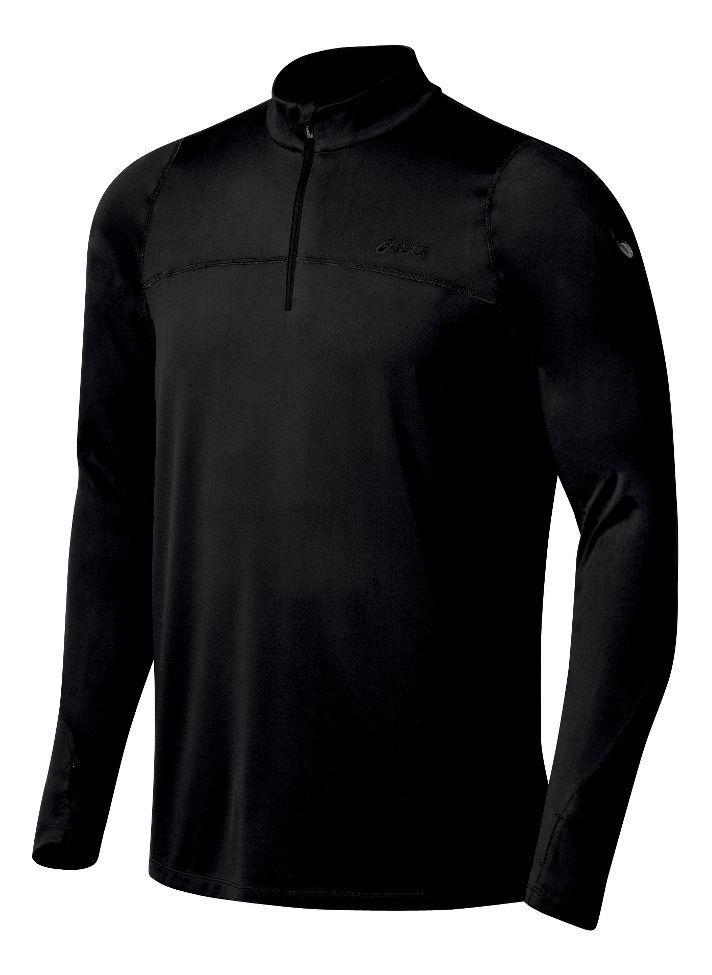 Mens ASICS Thermopolis LT 1/2 Zip Long Sleeve Technical Tops