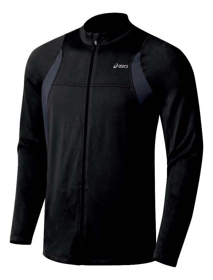 Mens ASICS Thermopolis LT Full Zip Long Sleeve Technical Tops