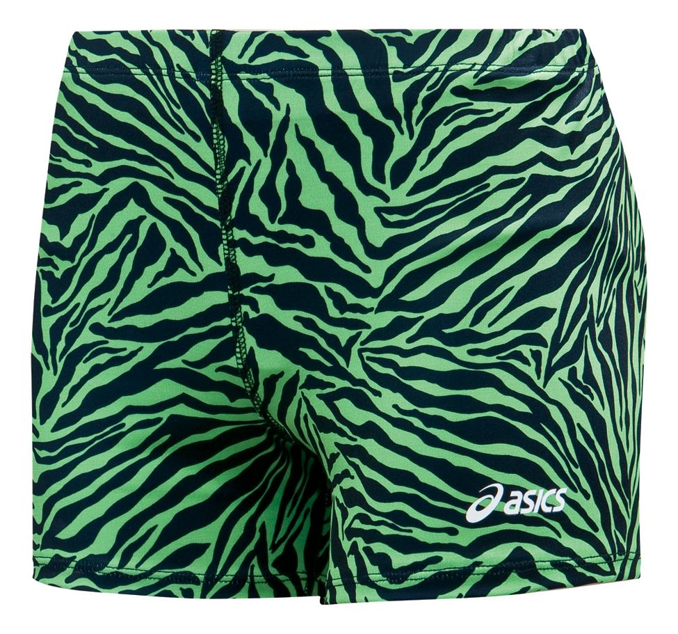 Womens ASICS Zebra Short Fitted Shorts