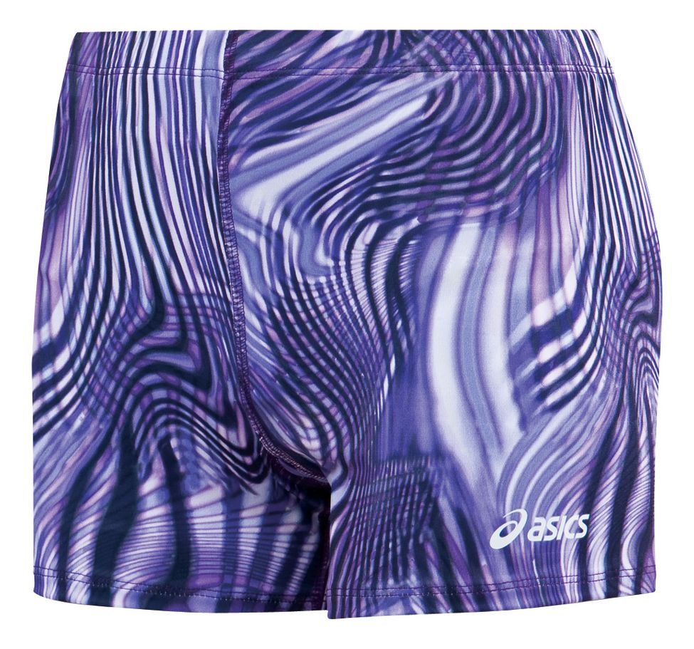 Womens ASICS Liquid Metal Short Fitted Shorts