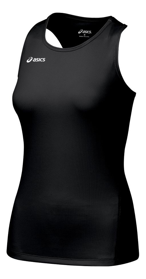 Womens ASICS Circuit-7 Singlet No Zip Technical Tops