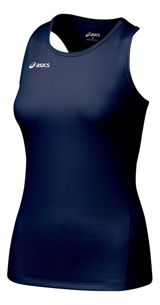 Womens ASICS Circuit-7 Singlet No Zip Technical Tops
