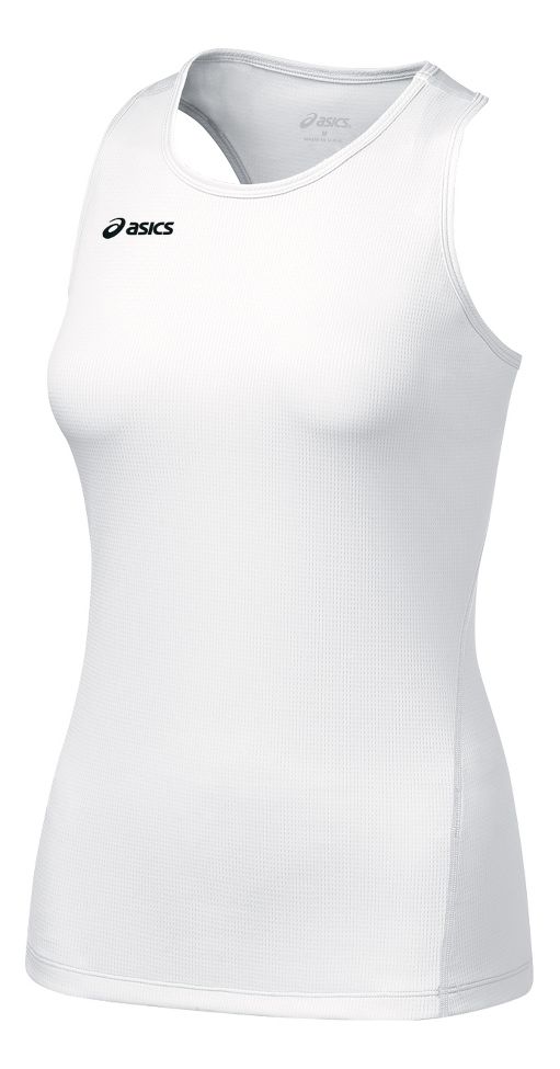 Womens ASICS Circuit-7 Singlet No Zip Technical Tops