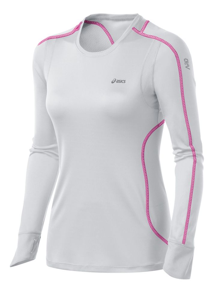 Womens ASICS ARD Long Sleeve Long Sleeve No Zip Technical Tops