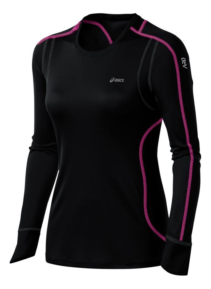 Womens ASICS ARD Long Sleeve Long Sleeve No Zip Technical Tops